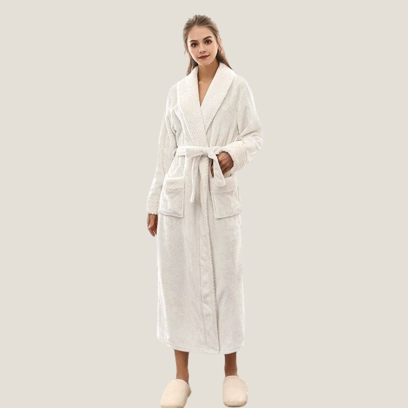 Peignoir de bain blanc