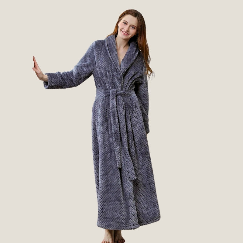 Peignoir de bain gris
