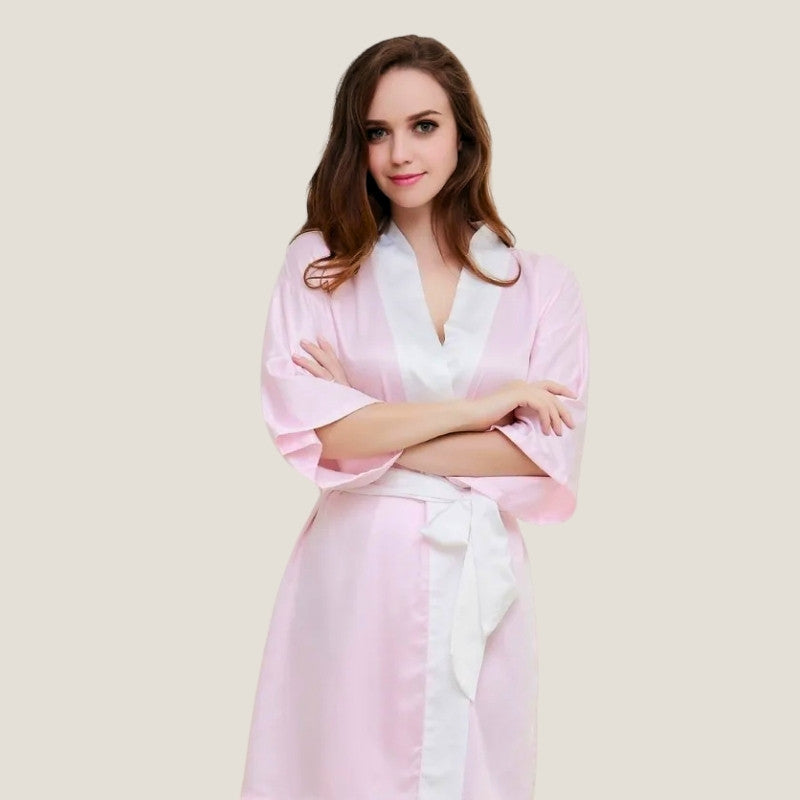 Robe de chambre femme best sale satin longue