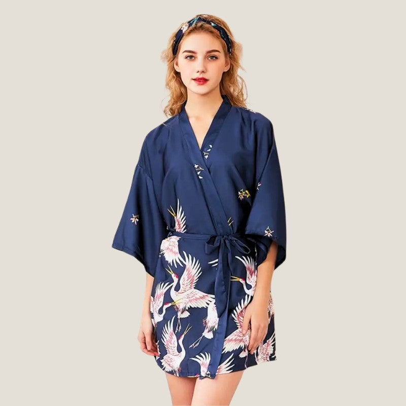 Kimono satin femme