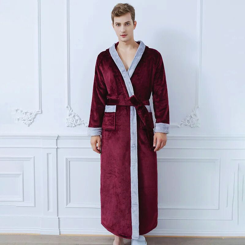 Peignoir Bordeaux Homme