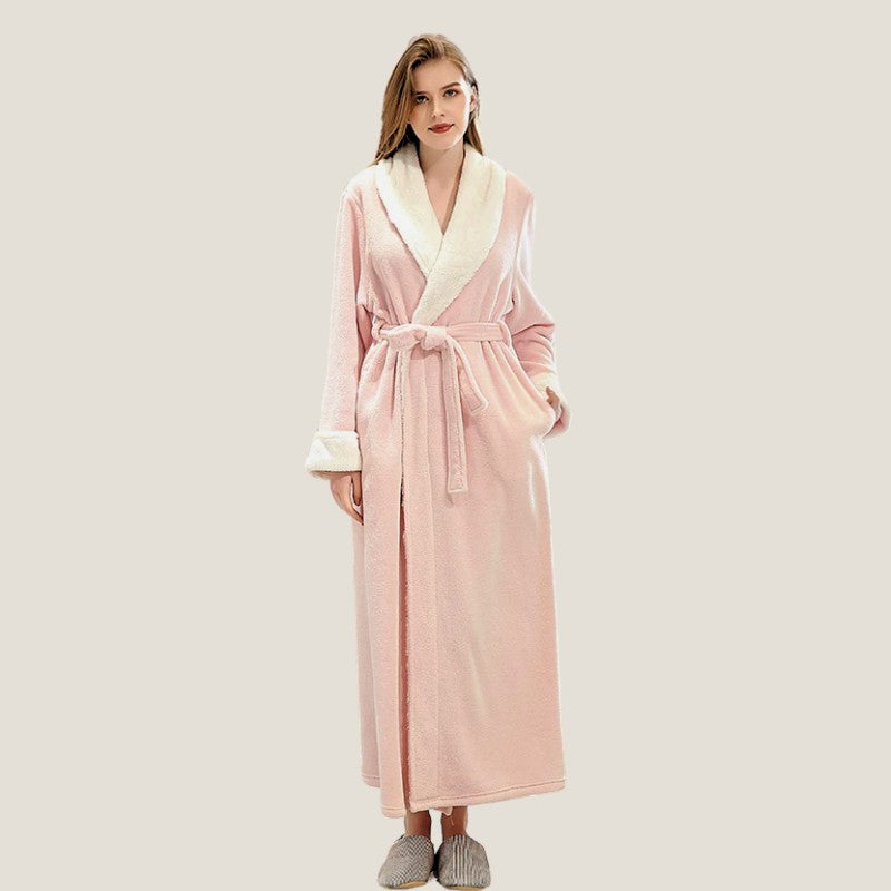 Peignoir femme rose