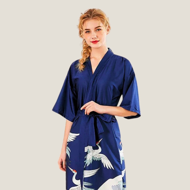Peignoir kimono femme long